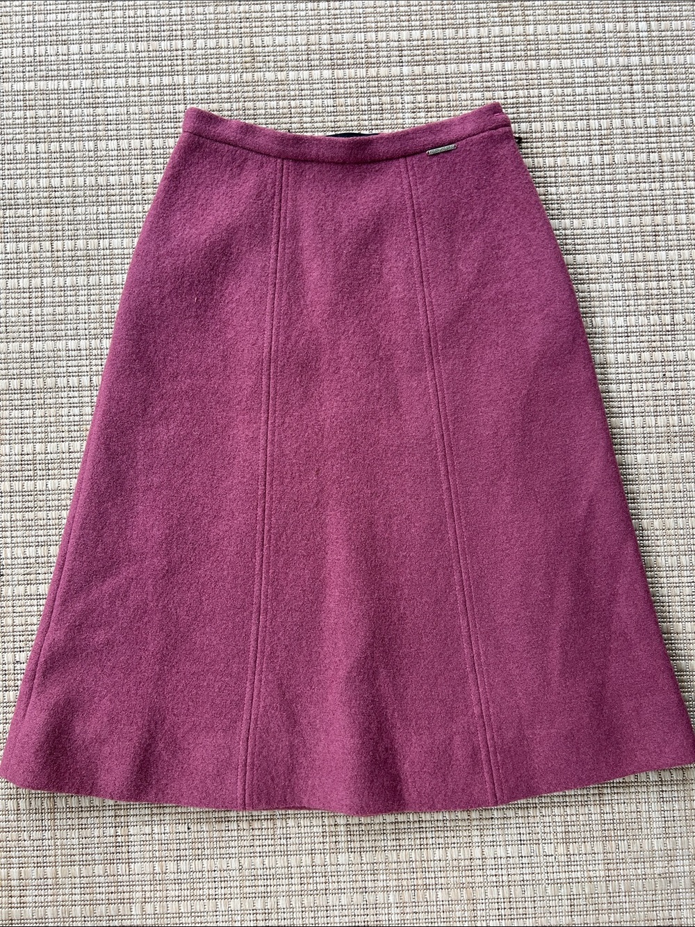 Geiger Vintage Wool Skirt, Size 40 or Size 8, Made in Austria